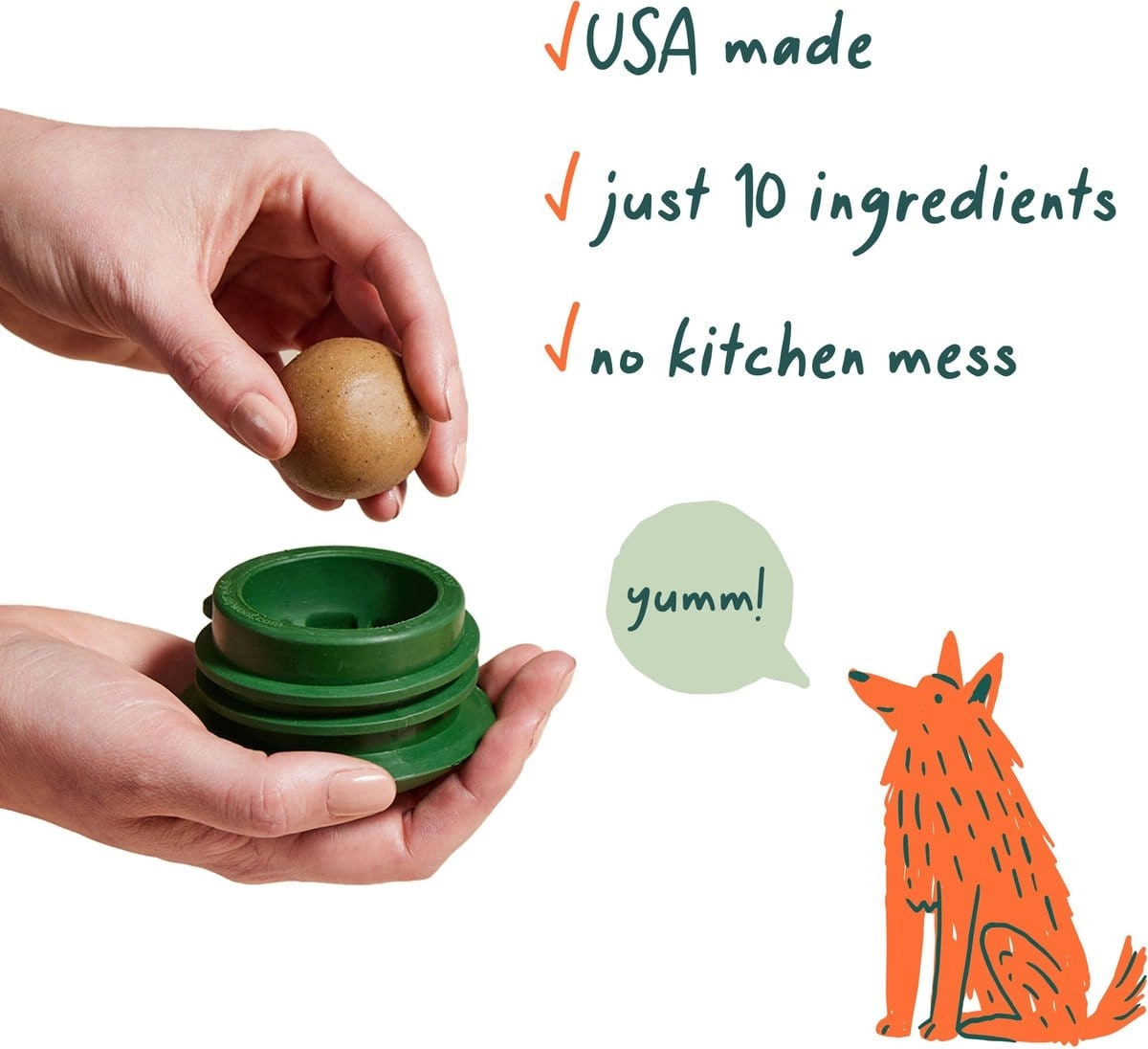 Woof Pupsicle Pops Refill Peanut Butter & Chicken Dog Treats